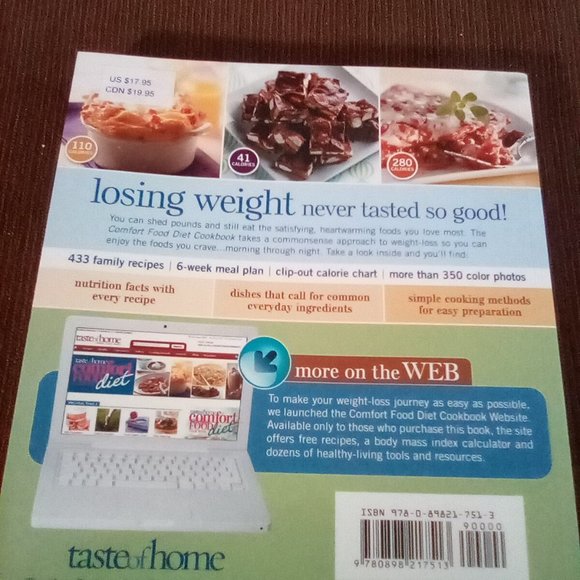 Cook Book, Taste of Home Comfort Food Diet Cookbook - Picture 2 of 4